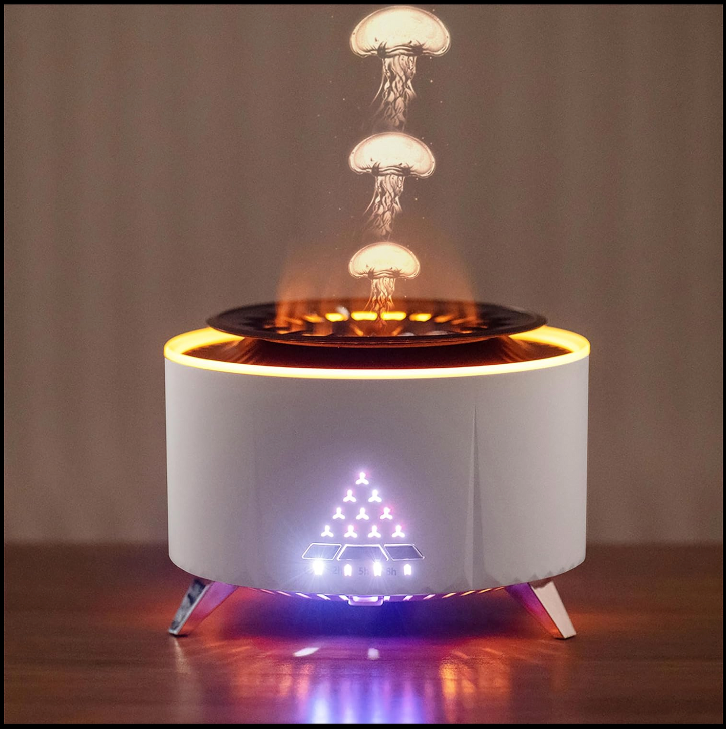 JellyMist – Flame Diffuser & Bluetooth Speaker