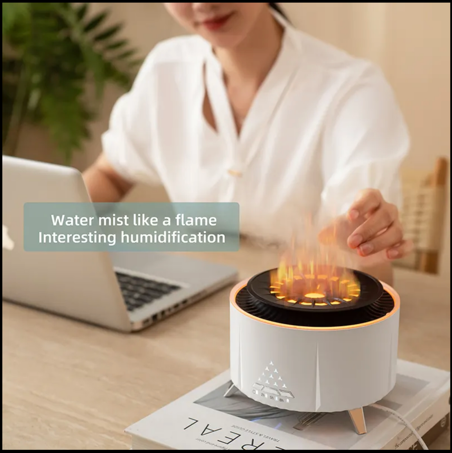 JellyMist – Flame Diffuser & Bluetooth Speaker