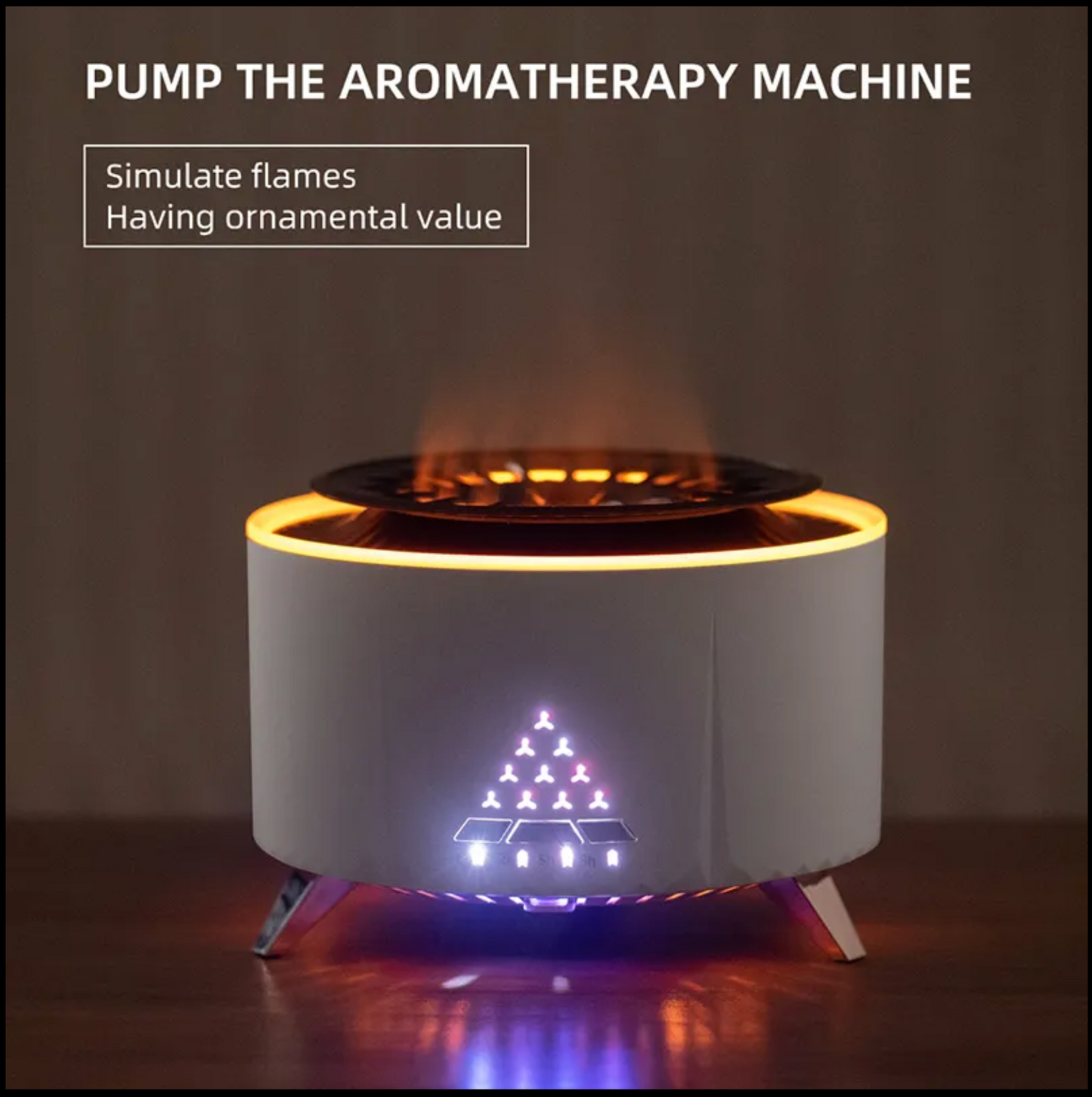 JellyMist – Flame Diffuser & Bluetooth Speaker