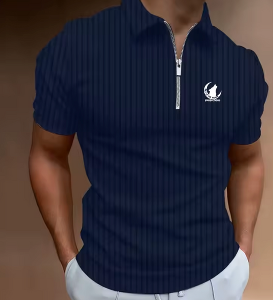 Men’s Quarter-Zip Polo | Daily Wear, Golf, Travel | Regular Fit