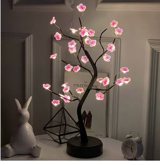 Cherry Blossom LED Tree Lamp – Touch Light Decor