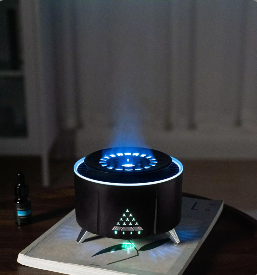 JellyMist – Flame Diffuser & Bluetooth Speaker